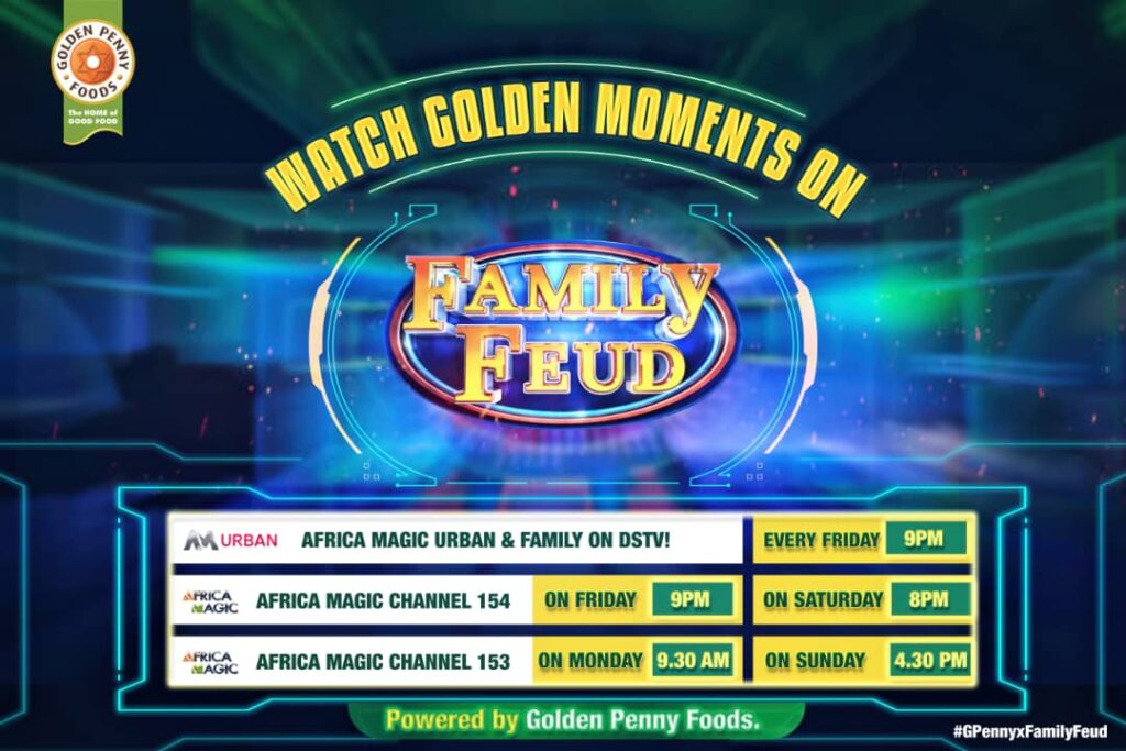At the Heart of the Family: Golden Penny Sponsors Family Feud Nigeria