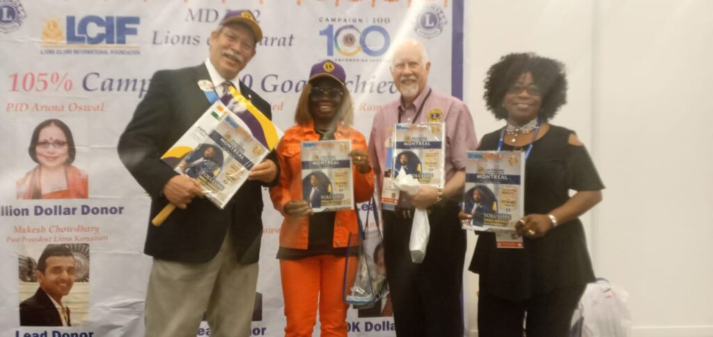 Lions unveiling the Brandmatters Magazine at the International Convention