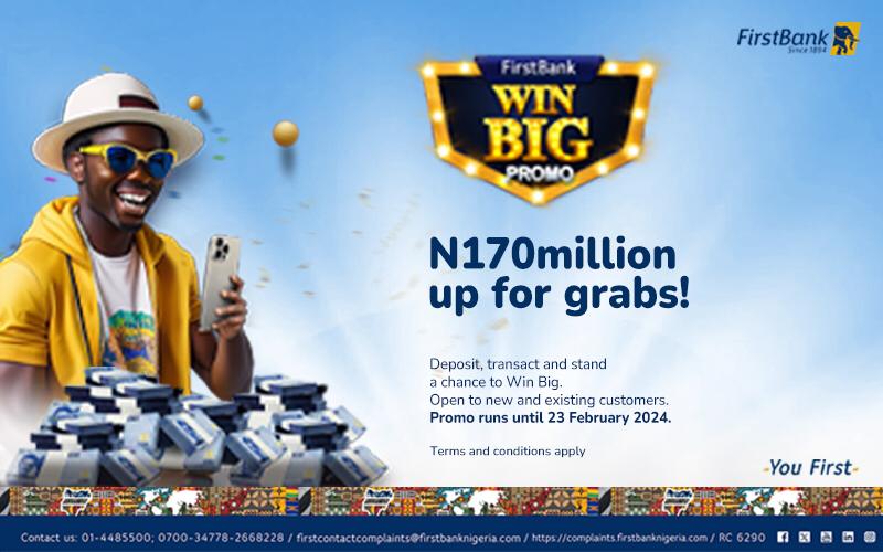 FIRSTBANK REWARDS CUSTOMERS WITH 170,000,000 WORTH OF CASH PRIZES IN ITS WIN BIG PROMO