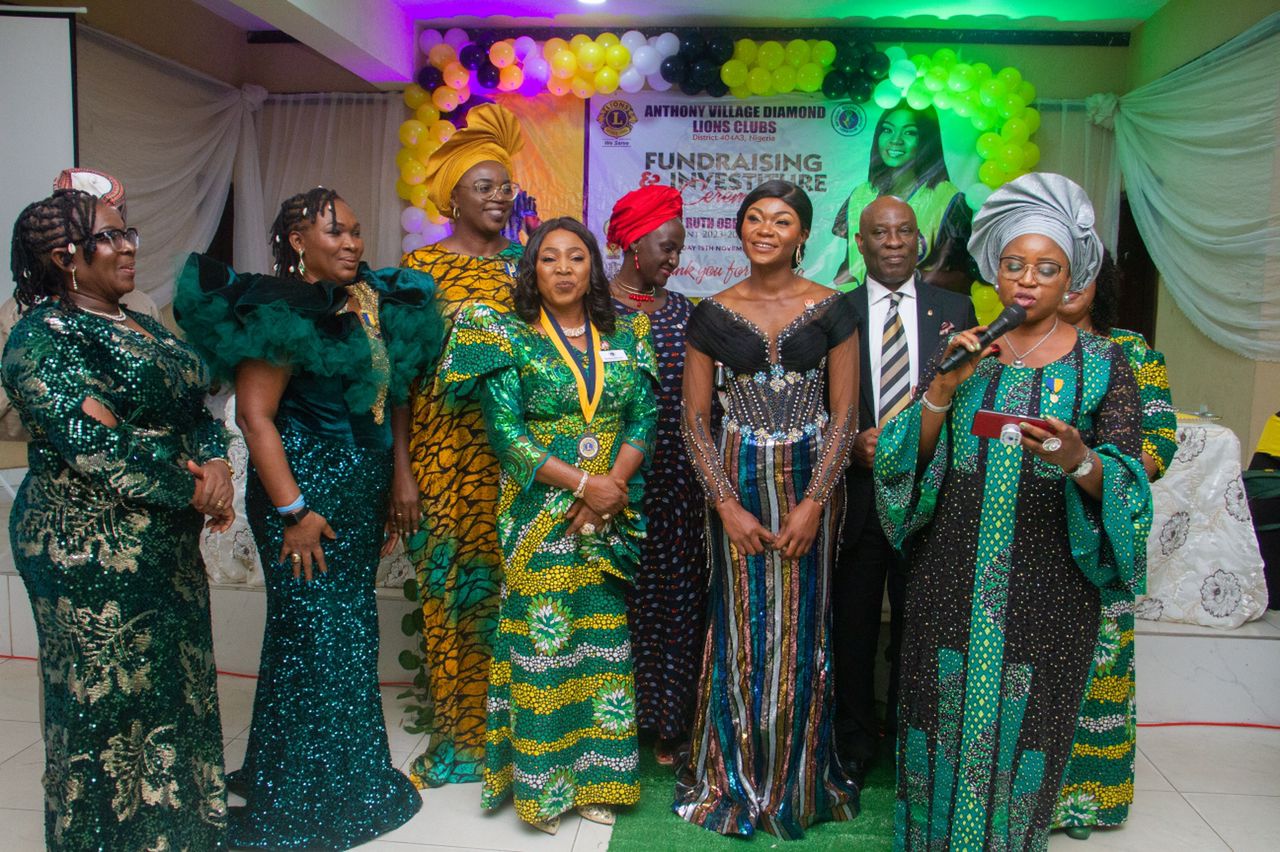 Anthony Village Diamond Lions Club Installs Lion Ruth Abure as 6th Club President.