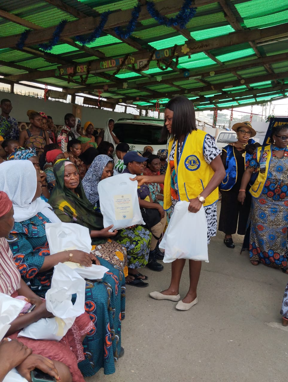 Anthony Village Diamond Lions Club Feeds Over 500 People To Support Government On Food Scarcity