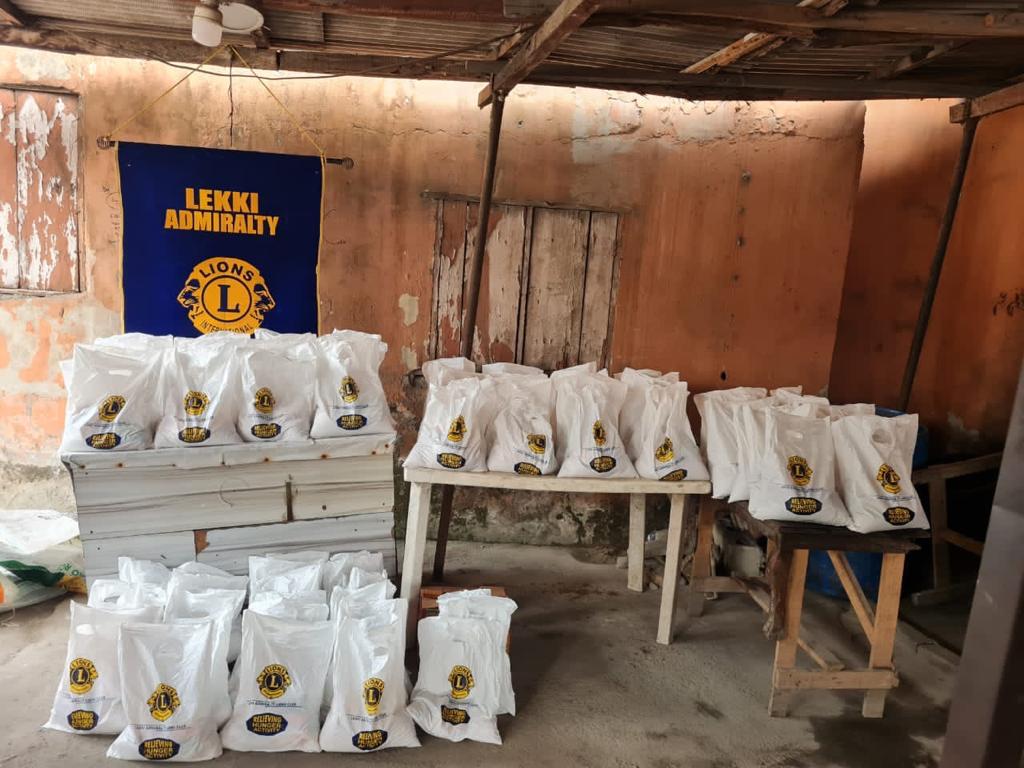 Lekki Admiralty Lions Club Leads Local Hunger Relief Efforts
