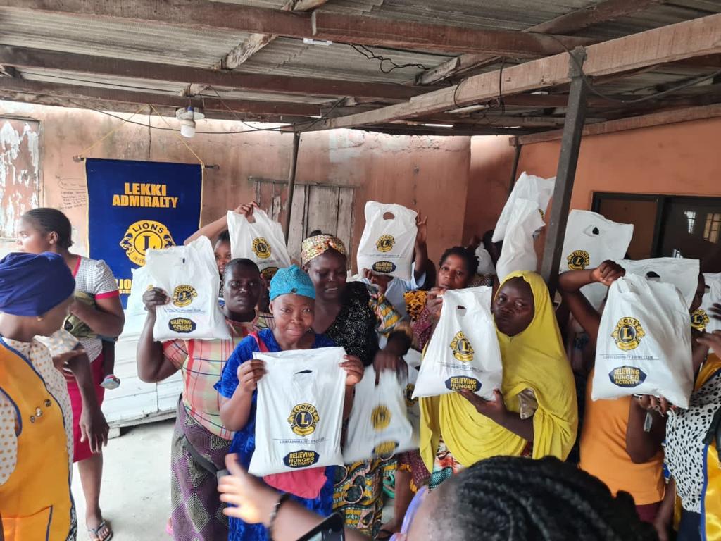 Lekki Admiralty Lions Club Leads Local Hunger Relief Efforts