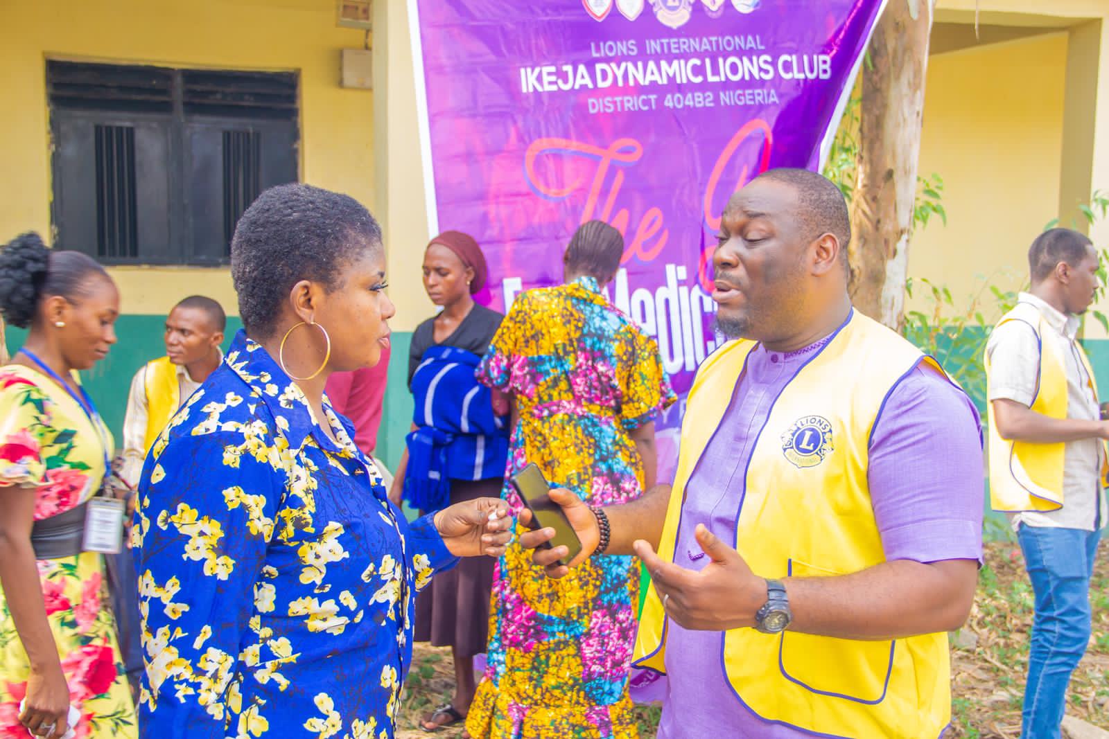 Ikeja Dynamic Lions Club Love Free Medical Mission Strikes a Chord of Compassion