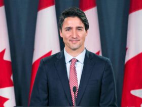 Prime Minister Justin Trudeau speaks with President of the European Commission Ursula von der Leyen