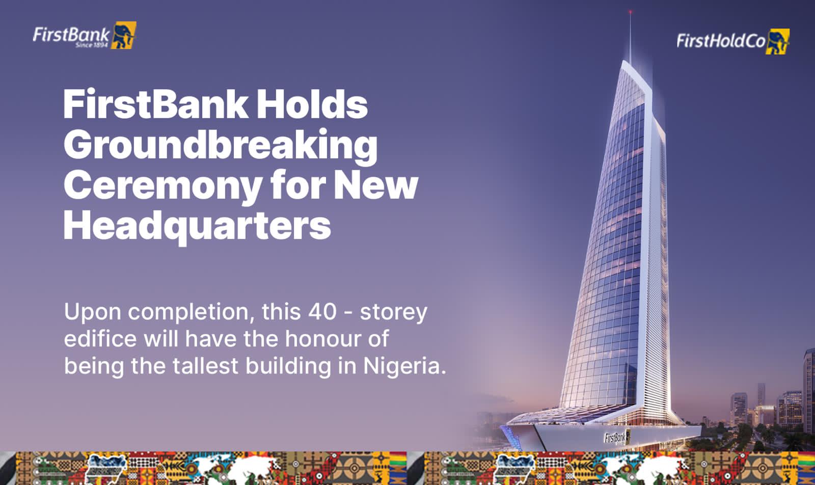 FIRSTBANK HOLDS GROUNDBREAKING CEREMONY FOR NEW STATE-OF-THE-ART ECO-FRIENDLY HEADQUATERS