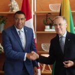 Jamaica PM Andrew Holness and Canada PM Mark Carney